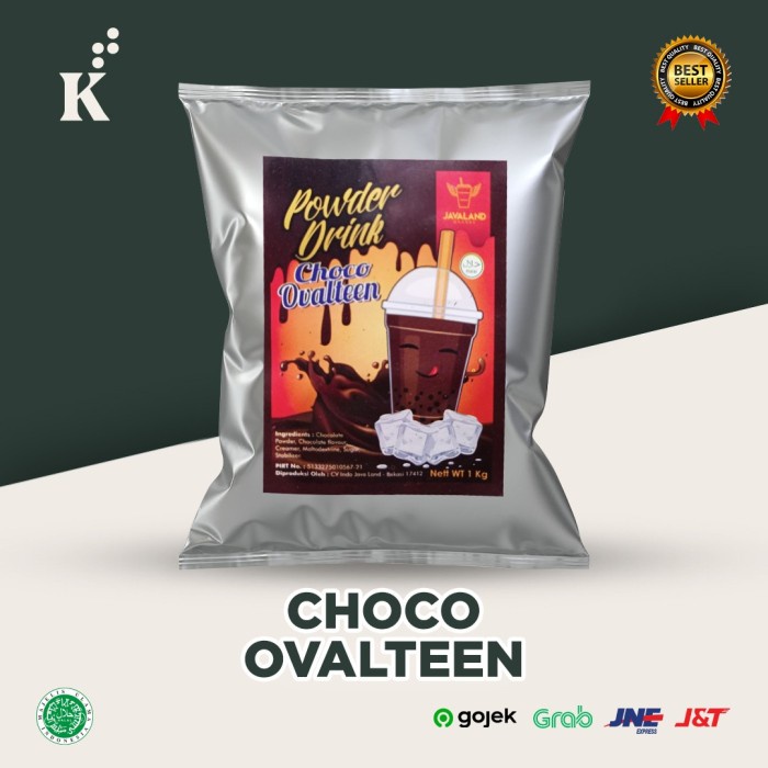 

BUBUK MINUMAN BUBBLE POWDER DRINK CHOCO OVALTEEN ORIGINAL JAVALAND