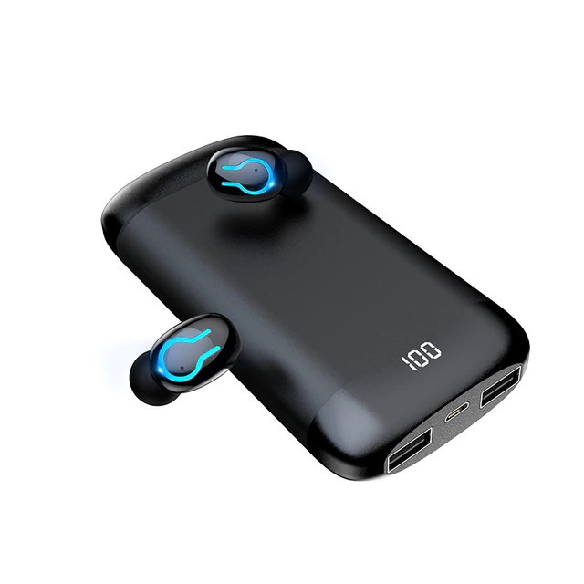 389 HBQ-Q66 Wireless Bluetooth Headphone HD Stereo 6000mAh Charging Case