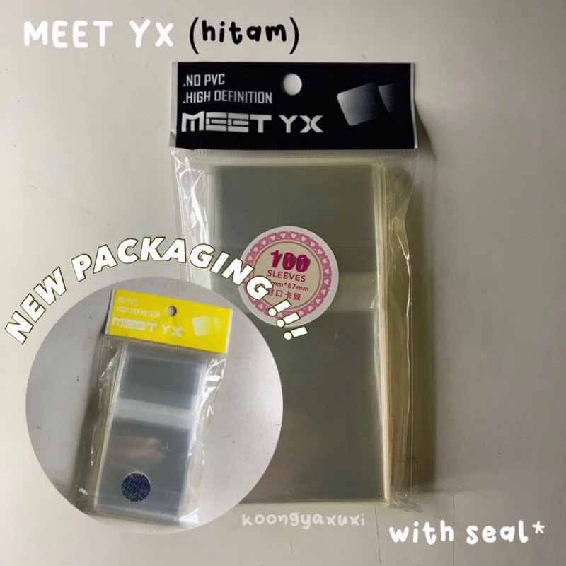 [SHARING/FULL] innersleeve meet inner sleeve meet yx seal / non seal hologram plastik photocard pc t