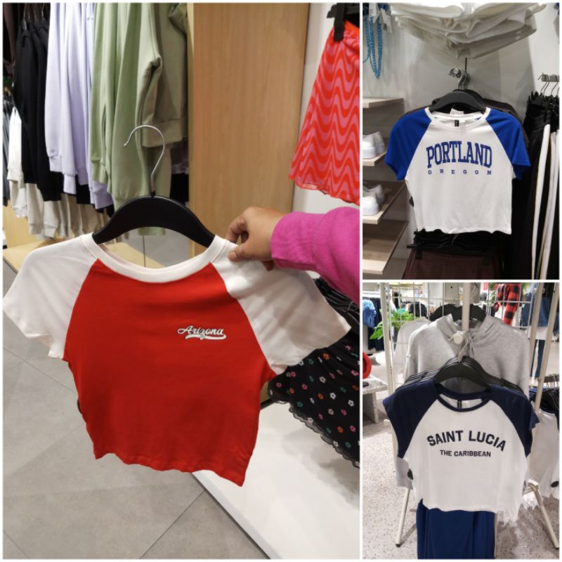 H&M Crop T-shirt Original