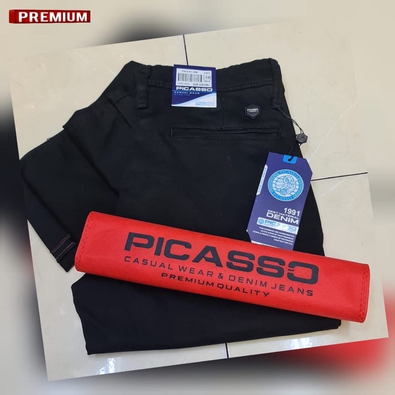 CELANA CHINOS KANVAS PICASSO ORIGINAL CELANA PANJANG PICASSO CHINO CELANA CINOS