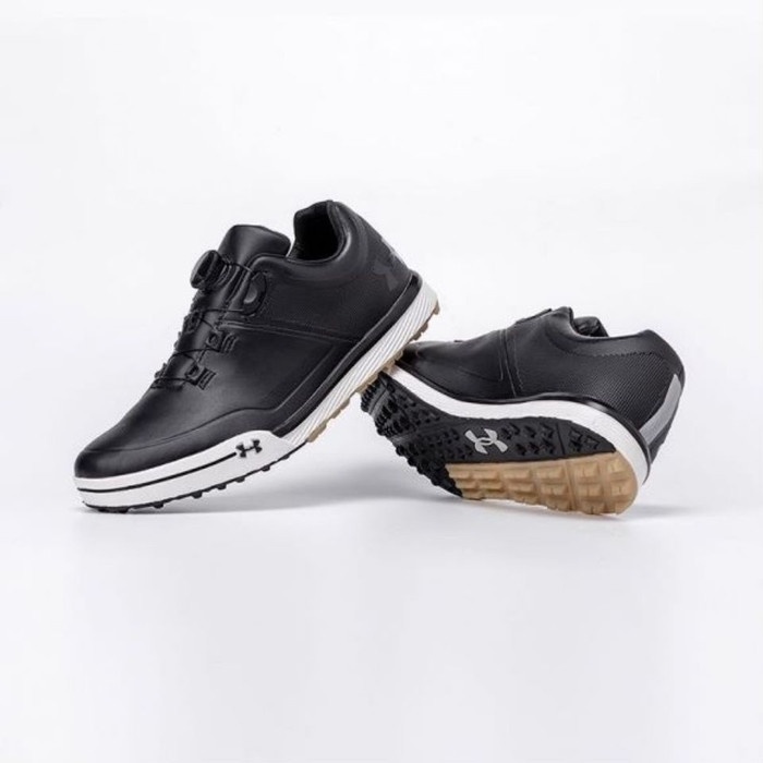 {LestariStore} Under Armour Baru Sepatu Golf Pria - Hitam 44 Limited