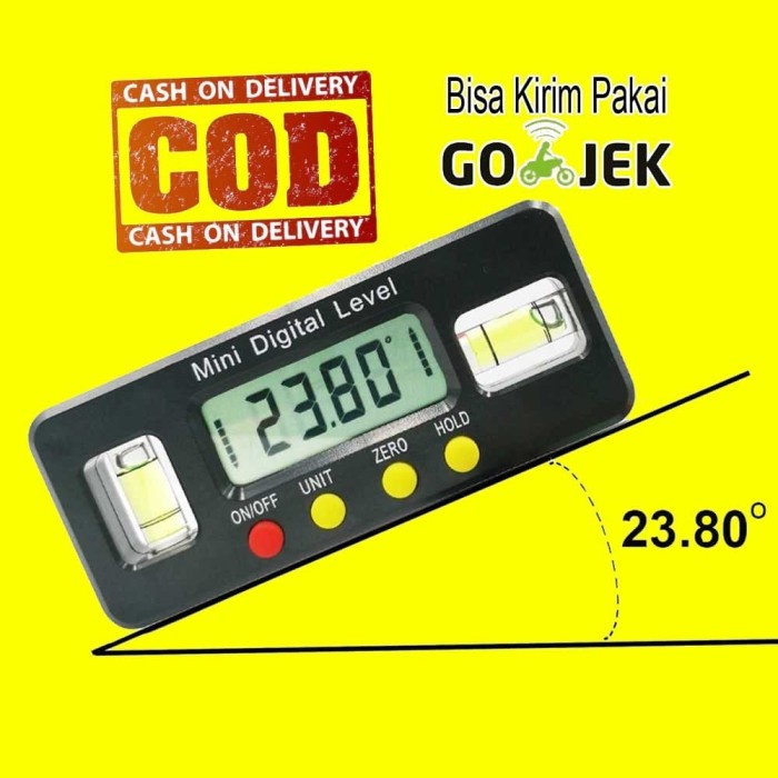 Alat Ukur Alat Ukur Sudut Kemiringan Digital Inclinometer Level
