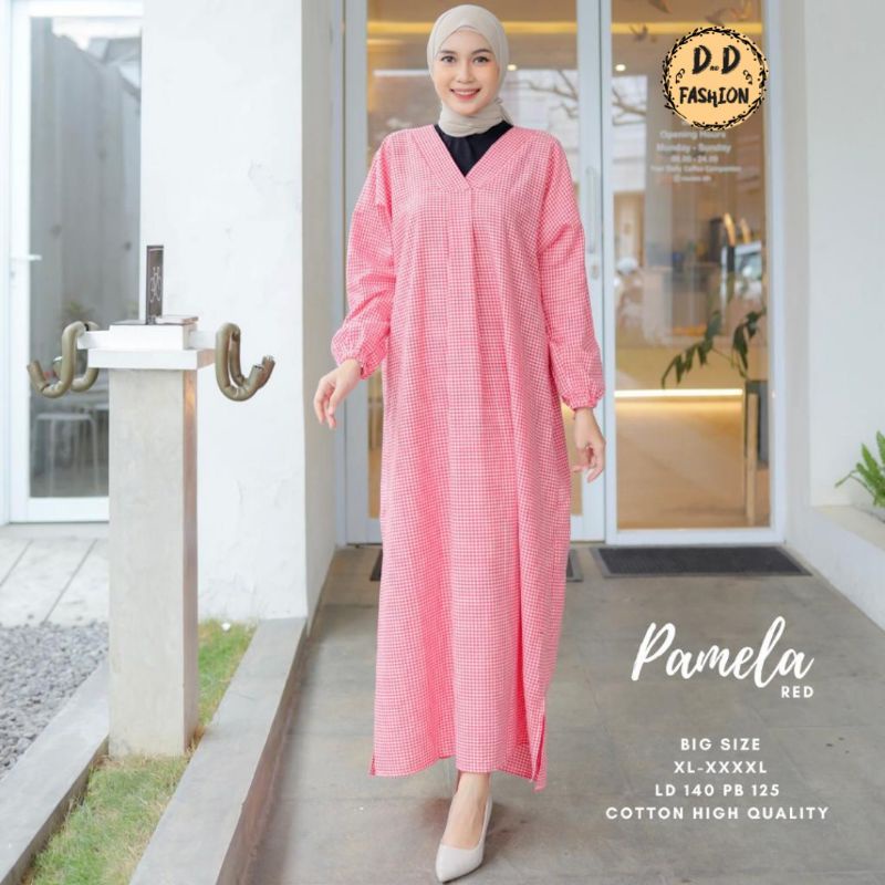 PAMELA DRES BIG SIZE LD 140 cm WANITA TERBARU BY DnD