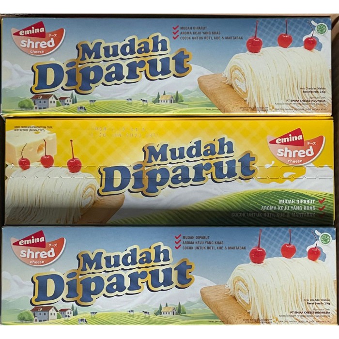 

NEW Keju Emina Shred Cheese 2kg