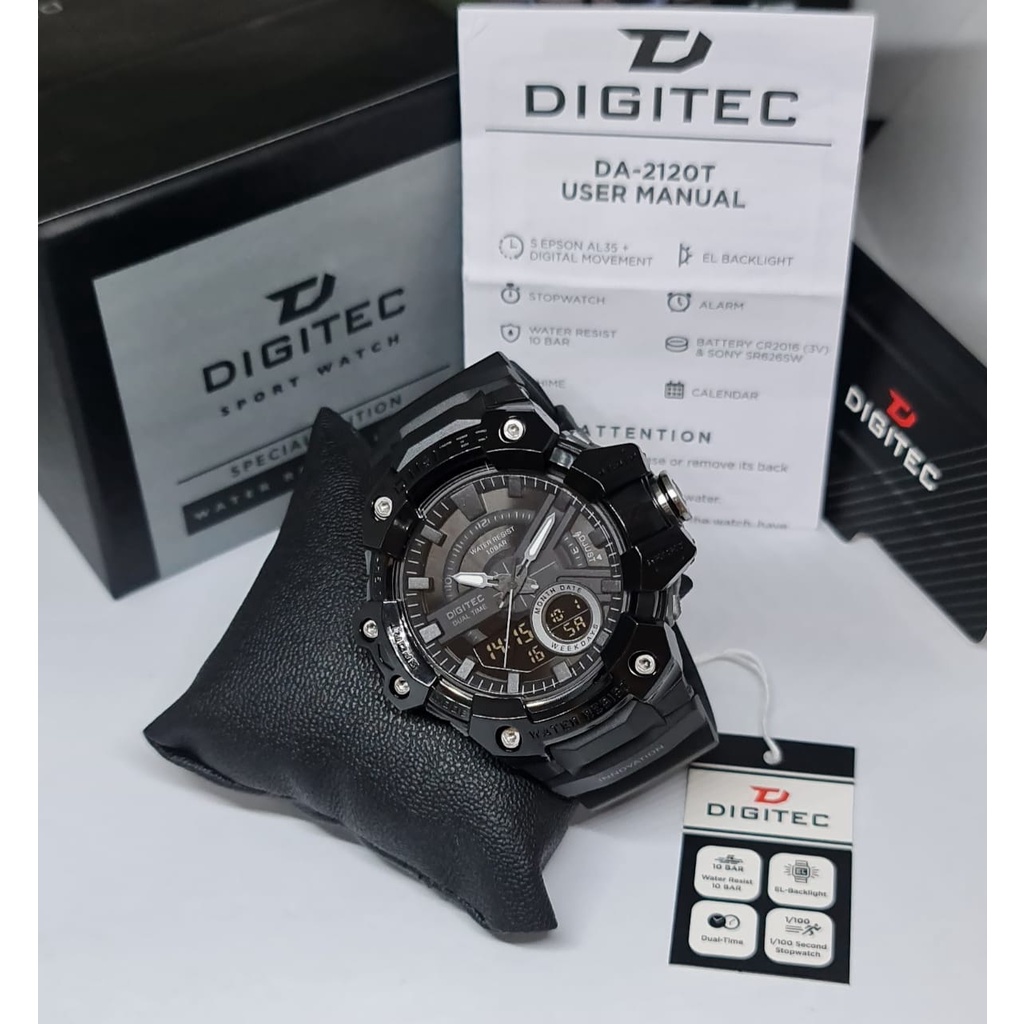 Jam Tangan Pria Digitec 2120T Original