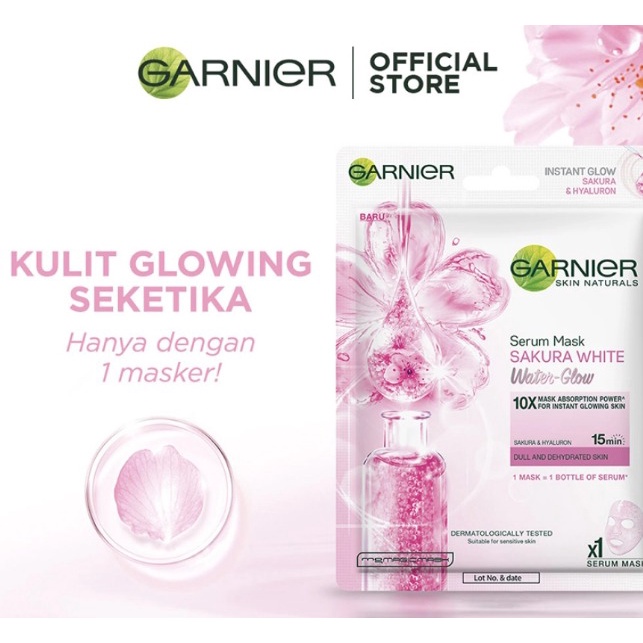 GARNIER SERUM MASK SAKURA WHITE WATER-GLOW