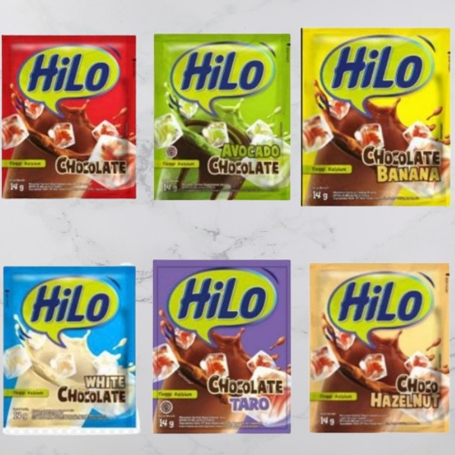 

( Per 10 Sachet ) ~ Susu Hilo All Varian 14 gr