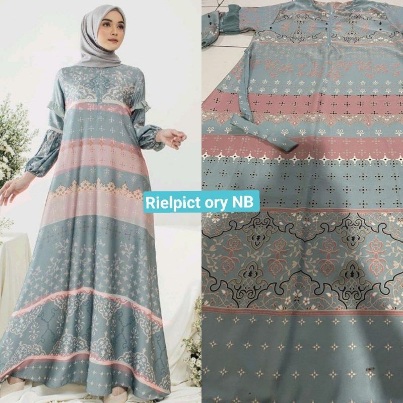 Gamis busui terlaris motif seruty // gamis maxmara premium size M-XXL // Gamis jumbo