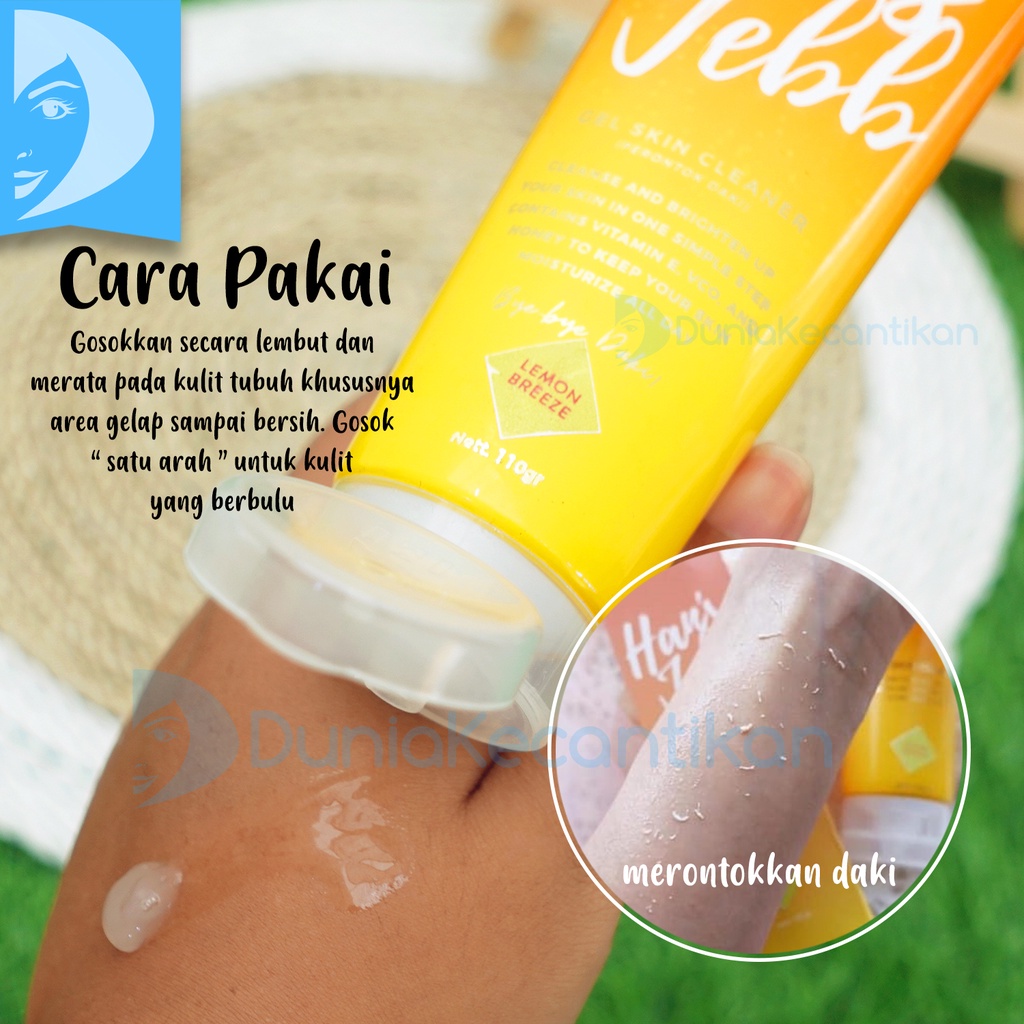 SALSA Hans Jebb Peeling Gel Perontok Daki dan Ketiak Hitam Exfoliating Gel Salsa Body care BPOM