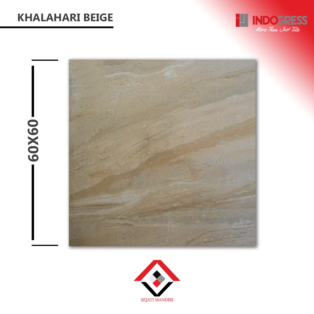 granit 60x60 - motif marmer - indogress khalahari beige