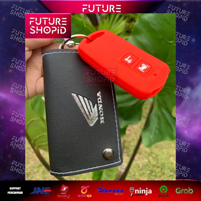 Kondom Remote Keyless Cover + Dompet STNK Scoopy Prest/Vario 150