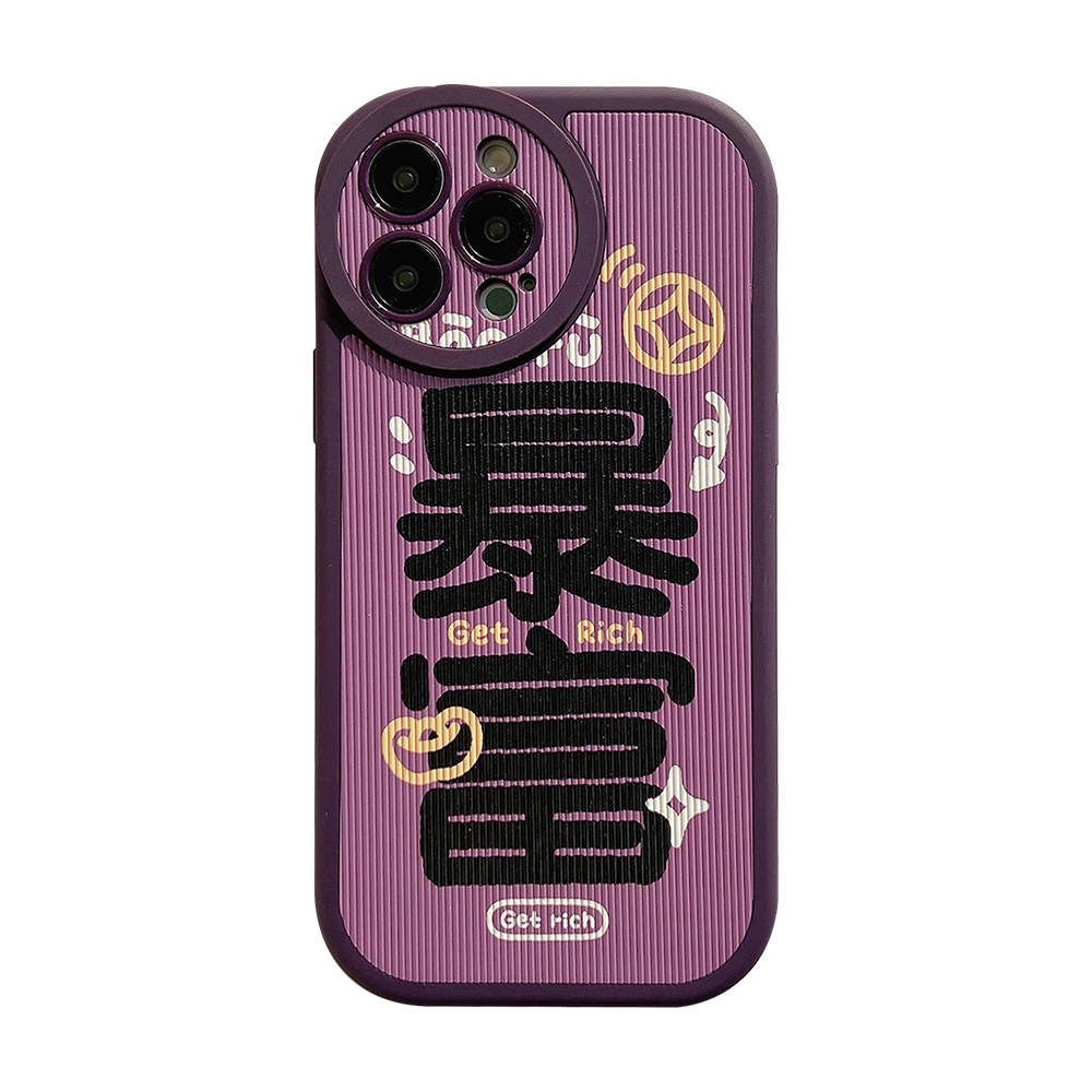 Soft Case Silikon Motif Big Luck Rich Good Luck Untuk Iphone 14 XS XR 11 12 13 PRO MAX