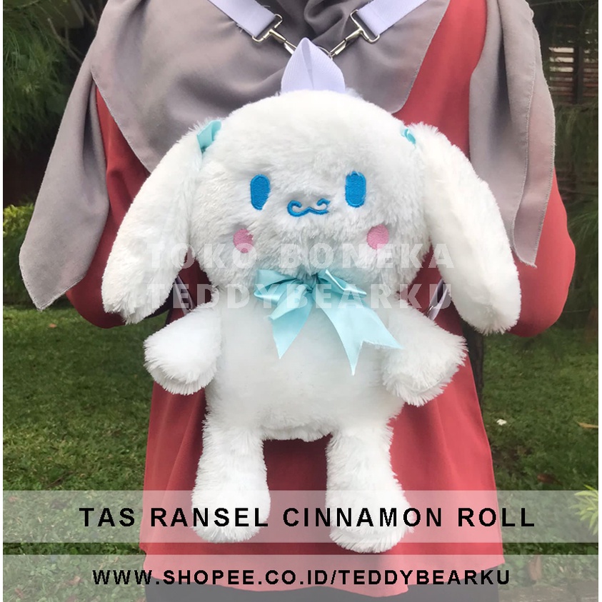 TERMURAH! TAS Ransel CINNAMOROLL Kelinci Bunny / Cinnamonroll / Cinamonroll / Cinamonrol Cewek Remaja Anak