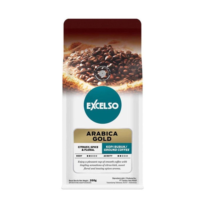 

EXCELSO ARABICA GOLD COFFEE [200 G/ GROUND/ BUBUK]