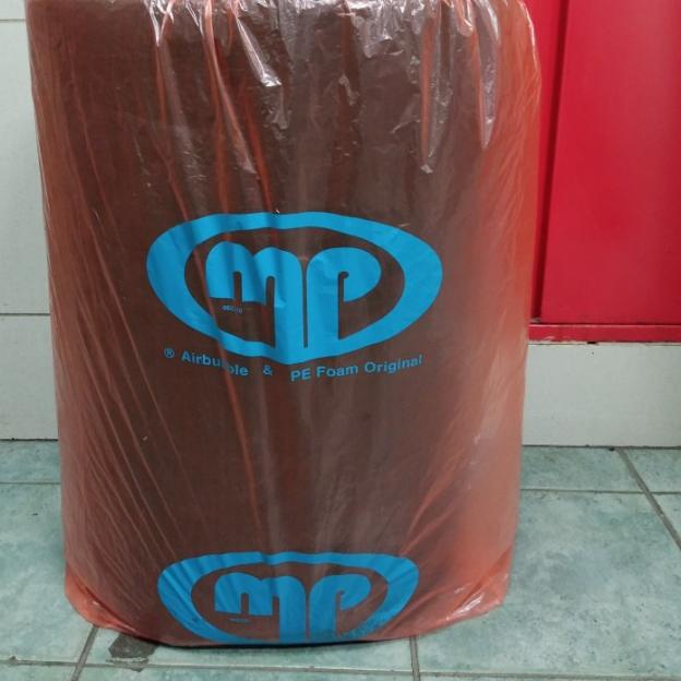 

BUBBLE WRAP 60CM X 50 METER HITAM PUTIH / BUBLE WRAP MULIA PACK ORANGE - Putih