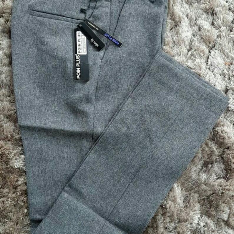 *BestSeller* original produk by.poin plus | celana bahan semiwool poin plus | celana bahan slimfit p