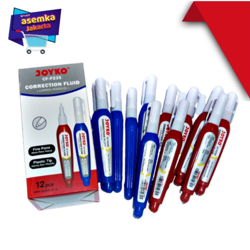 

Tipe x Correction Fluid Joyko CF-P235 12pcs
