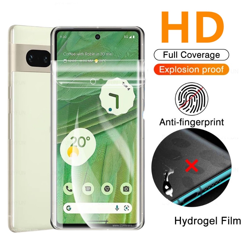 Pelindung Layar Hydrogel TPU Transparan Anti Gores Bebas Gelembung Untuk Google Pixel 7 / 7pro