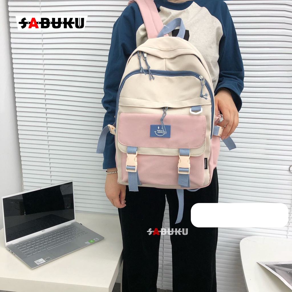 Tas Ransel Laptop Backpack Wanita Tas Ransel Sekolah Tas Punggung Wanita Tas SD SMP SMK - 275