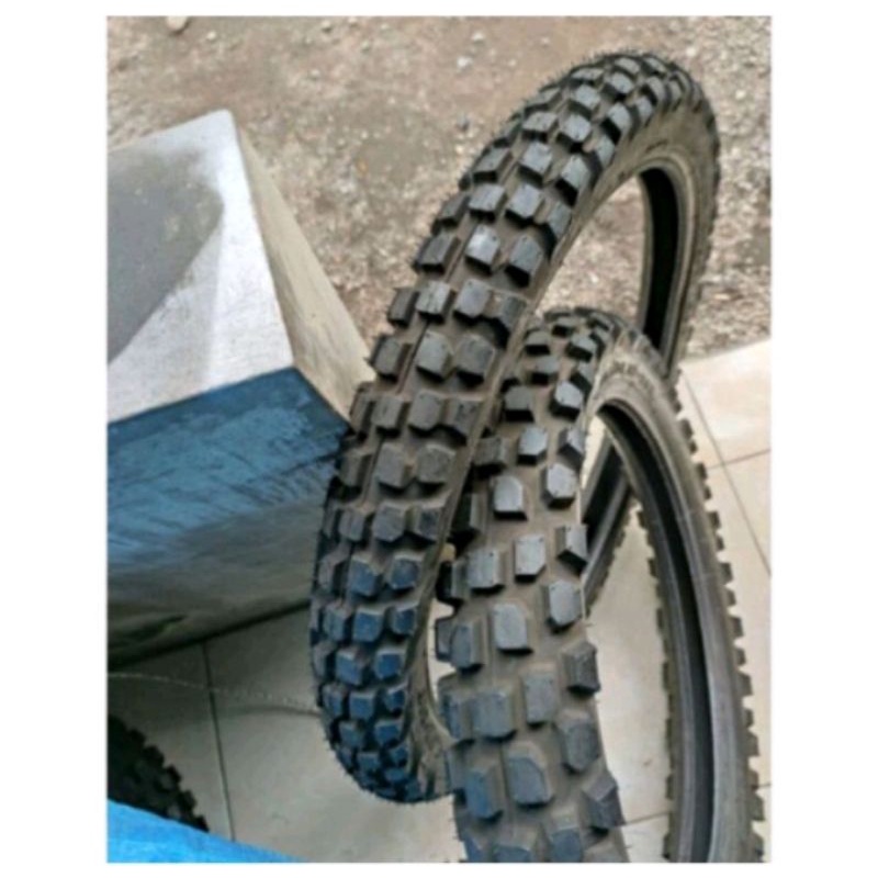 ban trail depan belakang ring 21-18 - ban trail crf cross klx