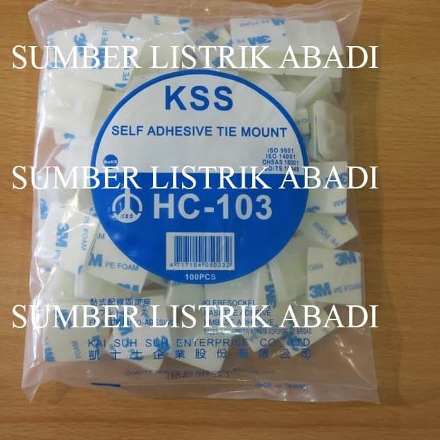 

KSS Self Adhesive Tie Mount HC-103 (PEREKAT 3M)