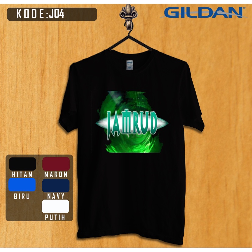 KAOS BAND LOGO JAMRUD ORIGINAL GILDAN JD04