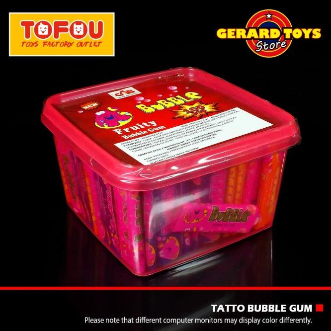 

BISA COD Permen Karet Tatto Bubble Gum Toples isi 100pcs MURAH BANGET /PERMEN LUNAK/PERMEN VIRAL/PERMEN MILO/PERMEN YUPI/PERMEN JADUL/PERMEN KARET