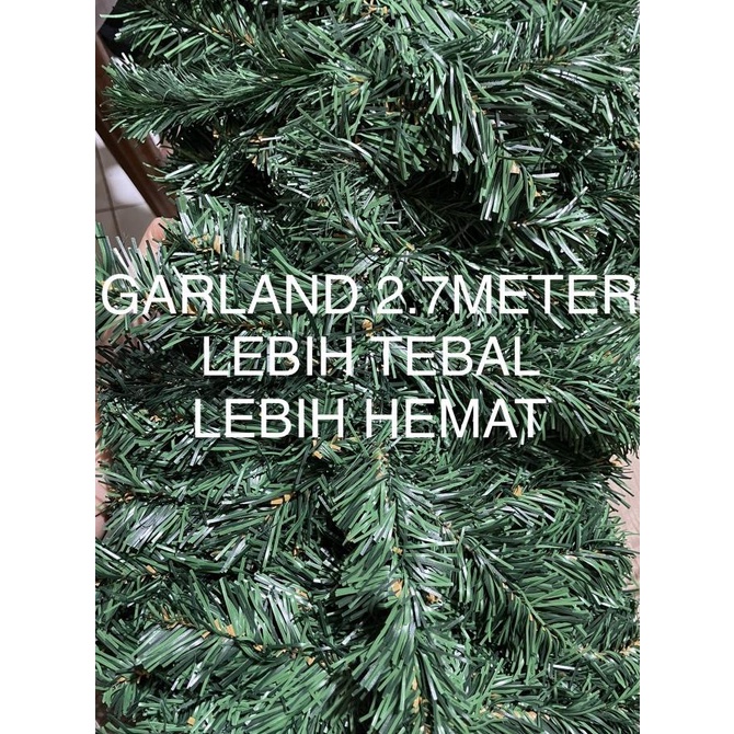 Garland Natal Murah / Garland Natal Hijau