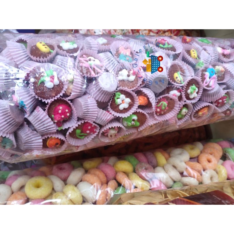 

kue brownies kering 1kilo ballan /kue karakter brownies / brownis coklat kering COD/GROSIR kue kering