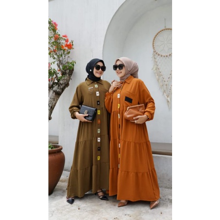 Namara rainbow/dress/gamis