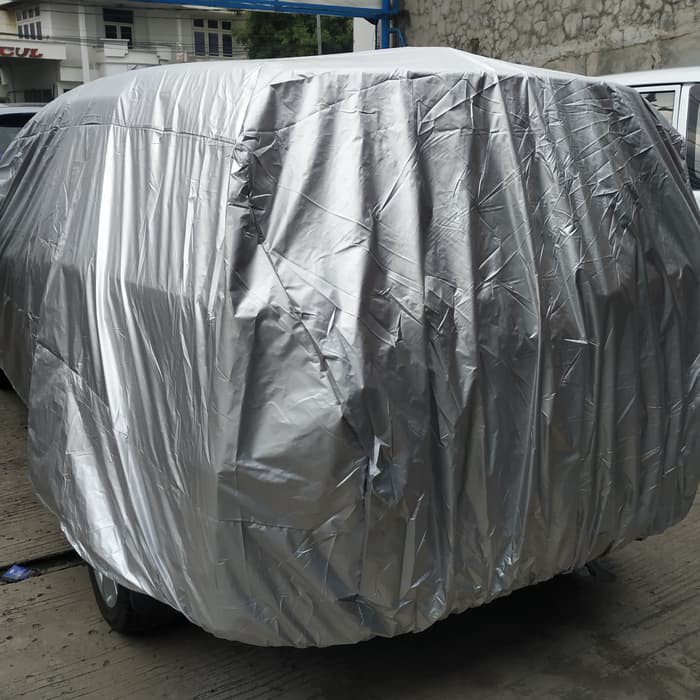Cover mobil / Sarung mobil Silver for Brio