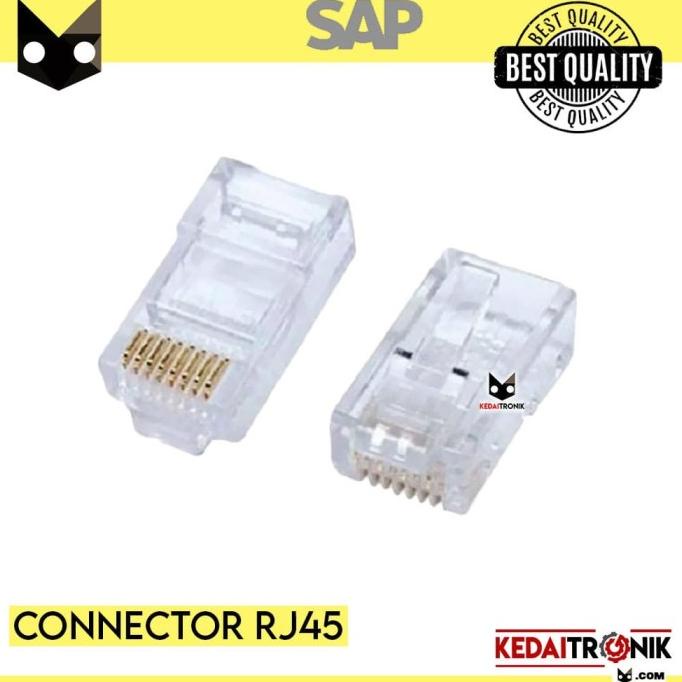 NEW Connector RJ45 Cat 5E AMP SAP BOX ETHERNET Konektor UTP CAT 5 Box