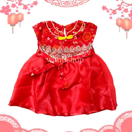 DI19 Dress xincia baby | baju imlek 2023 | sincia cheongsam