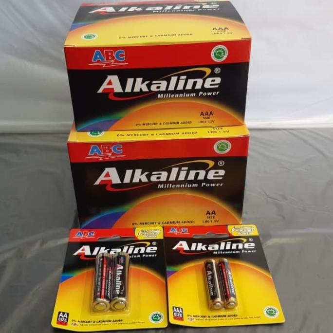 Baterai ABC Alkaline AA 1 Kotak Box (Isi : 24 Pak)