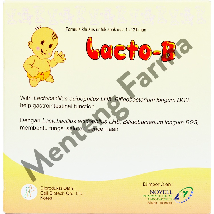 Lacto-B Pack Isi 10 Sachet - Suplemen Pencernaan Anak Anak