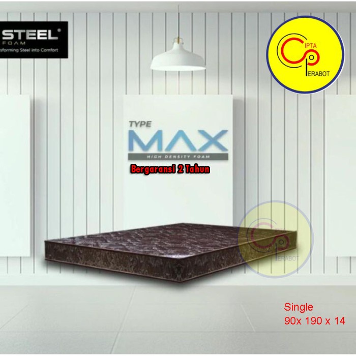 Kasur busa Steel Max Foam Bergaransi 2 Tahun by Ocean Springbed