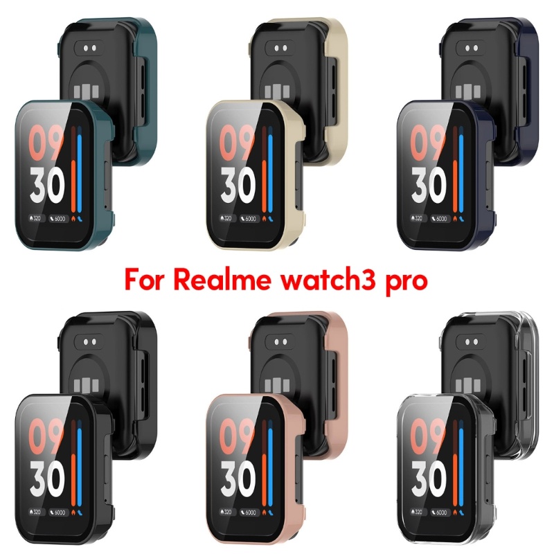 Btsg Tempered Film Case Pelindung Untuk Watch 3 Pro Shockproof-Bumper Onepiece Housing