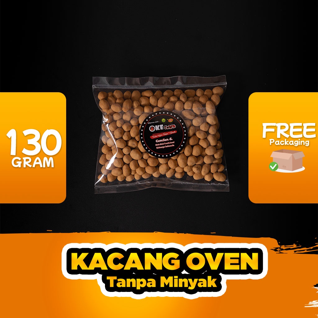 

OkeSnack Kacang Oven Cemilan 130Gr