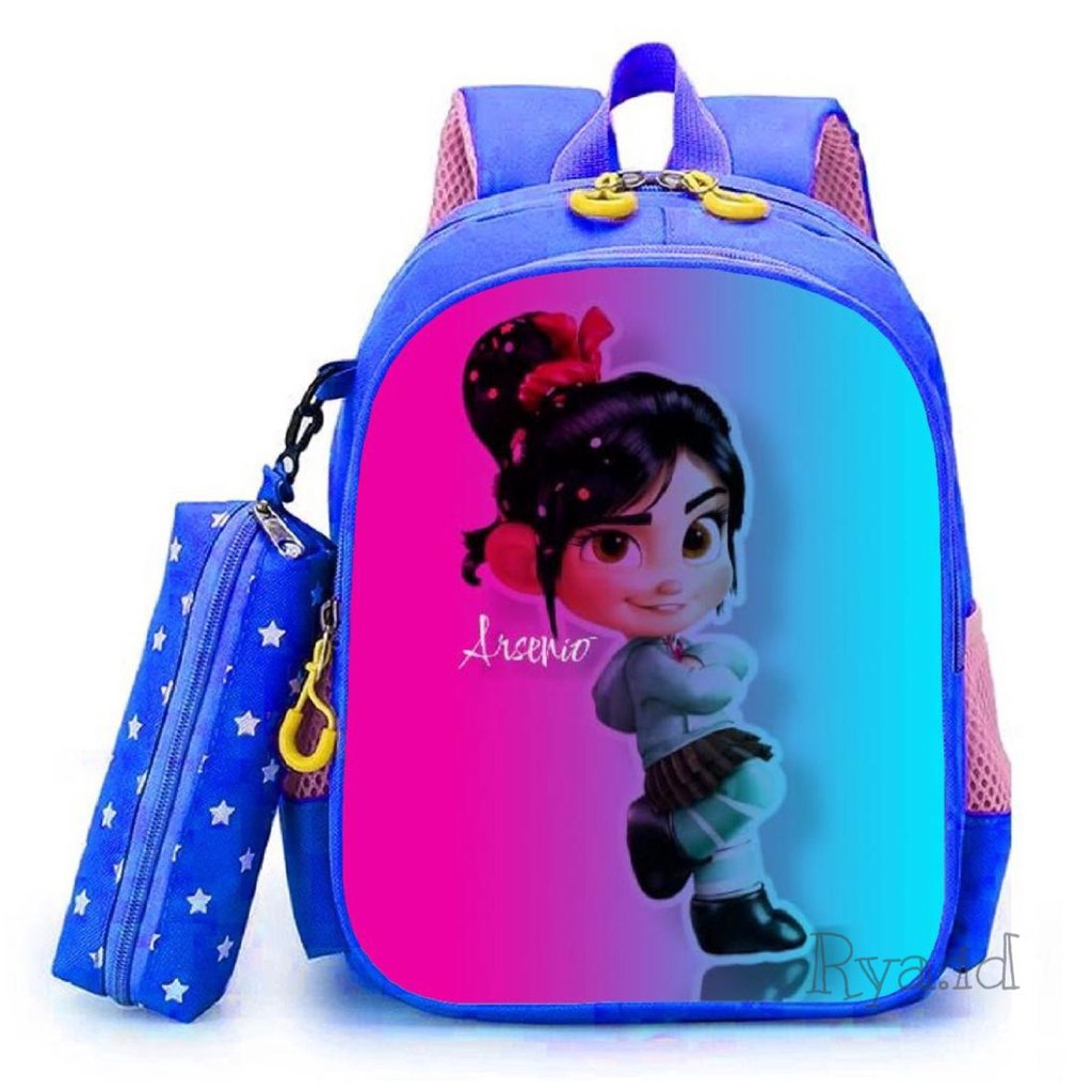 Rya.id - Lagi Hits Tas Ransel Anak Terbaru 2022 Motif Kartun Venellope Viral Tas Ransel Anak Serba Guna Best Seller Cocok Untuk Anak Tk Paud Sd