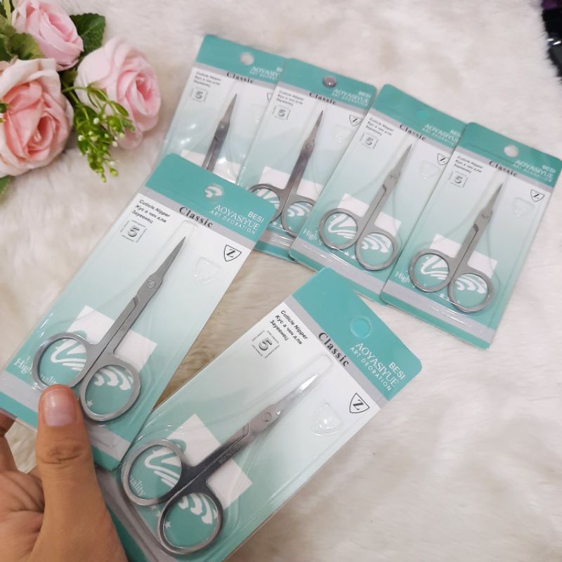 GUNTING ALIS BEAUTY SCISSORS STAINLESS GUNTING CUKUR SULAM ALIS