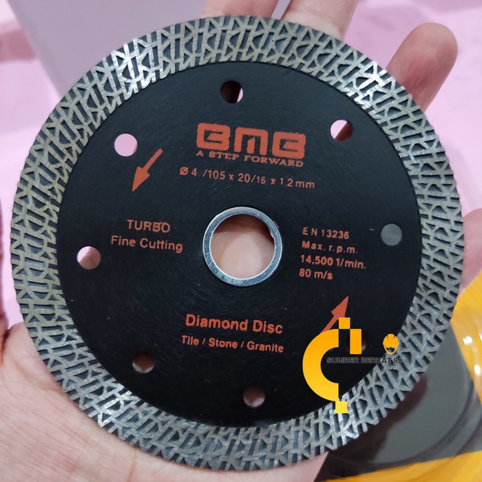 BMB DIAMOND WHEEL TURBO 4" / MATA PISAU POTONG KERAMIK GRANIT