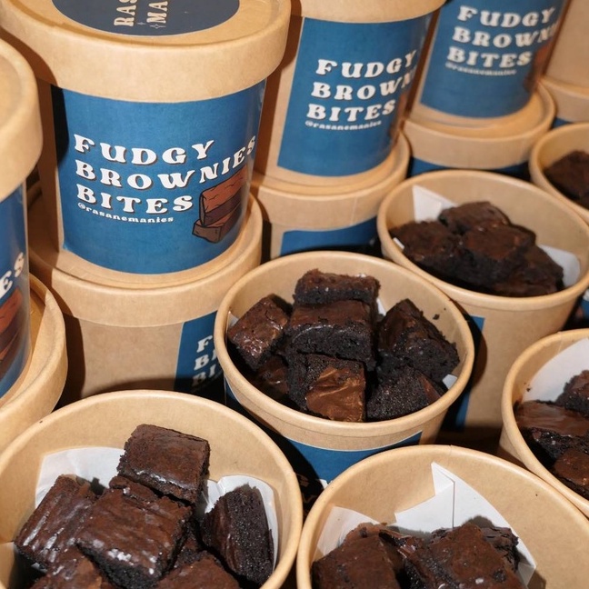 

Fudgy Brownies Mini Bites | Shiny Crust Brownies