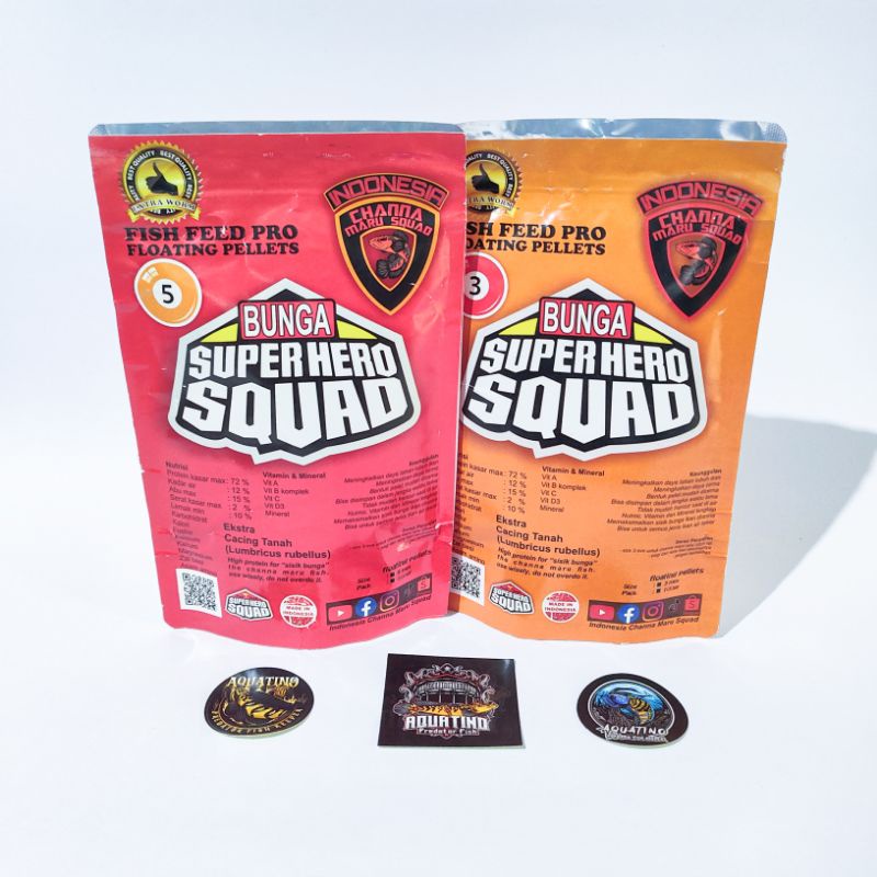 PELET BUNGA SUPERHERO SQUAD INDONESIA CHANNA MARU
