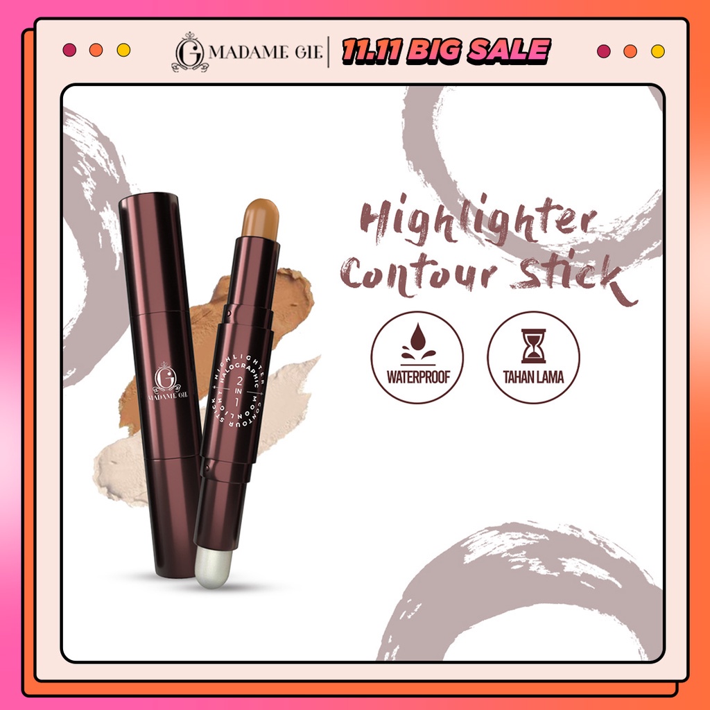 Madame Gie Halographic 2-in-1 Highlighter &amp; Contour Stick