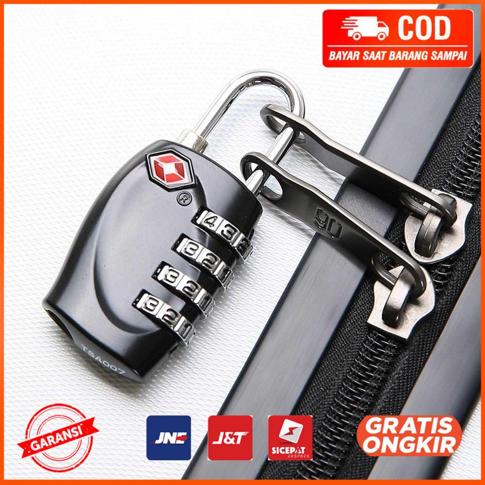 Gembok Koper Angka 4 Digit Suitcase Password TSA Lock TSA330