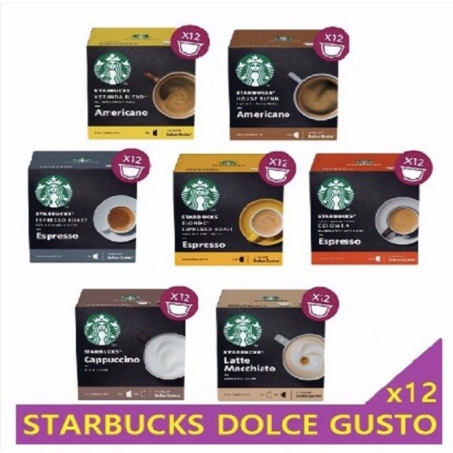 

NESCAFE DOLCE GUSTO NDG STARBUCKS COFFEE CAPSULES IMPORT