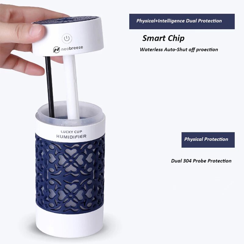 Pelembab Pewangi Humidifier Diffuser Aroma Terapi Mobil Mood Light