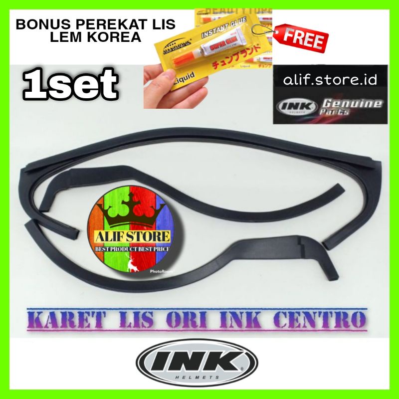 Karet lis helm ink centro set ori || ORIGINAL PRODUCT