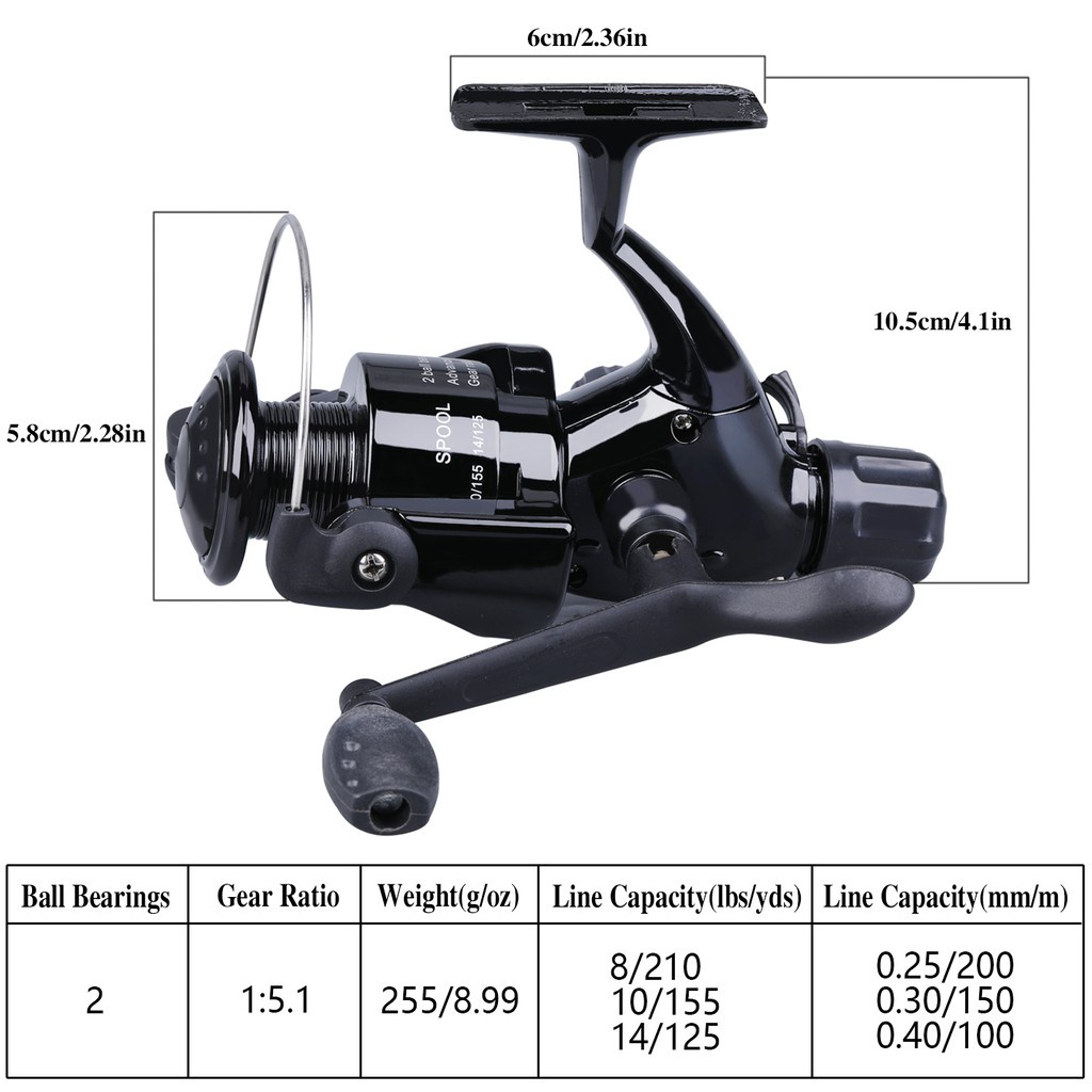 1.65m/1.8m/2.1m  joran pancing UL/L/ML Spinning Fishing Rod 2 Sections and CB240 reel pancing set